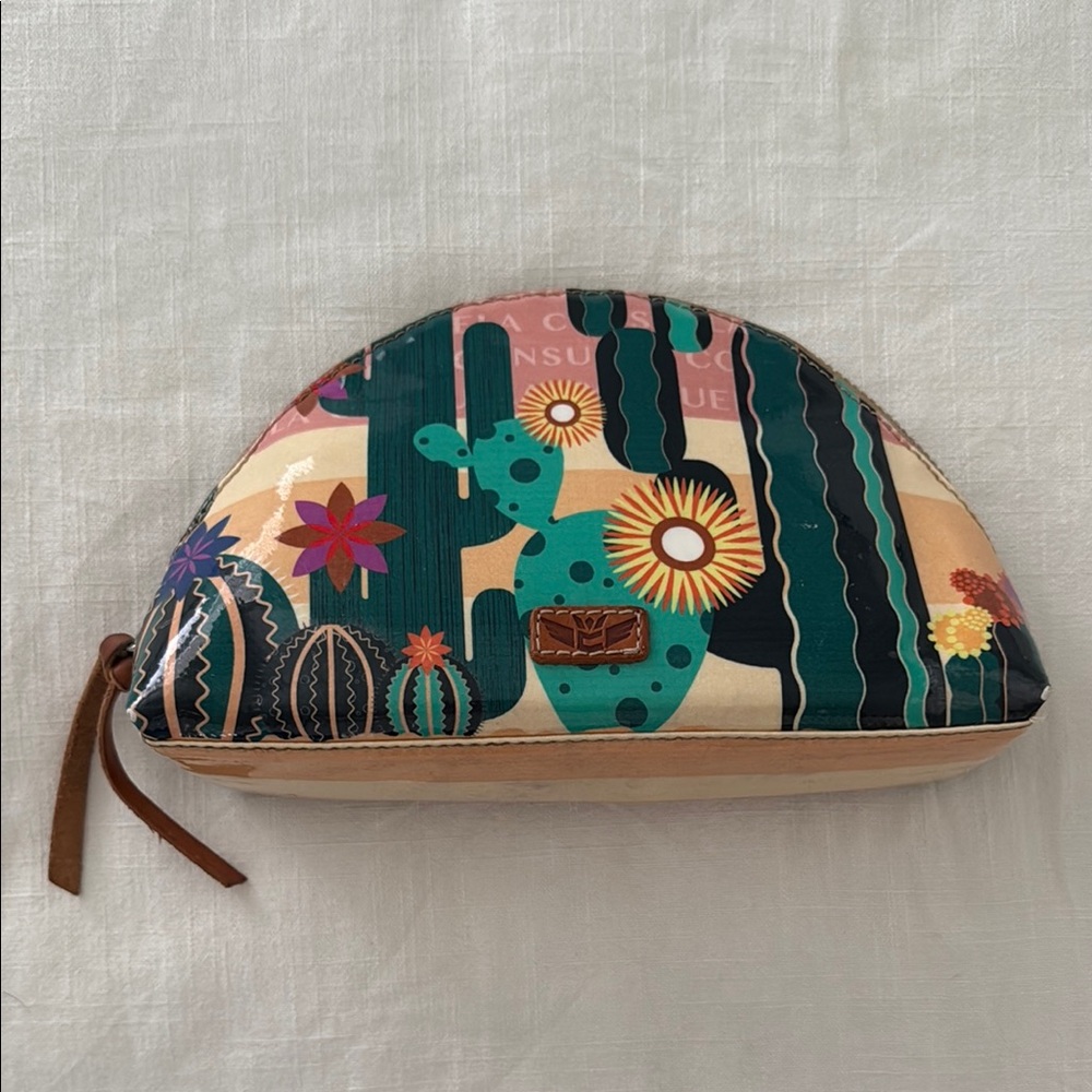 Consuela Multicolor Cactus Clutch